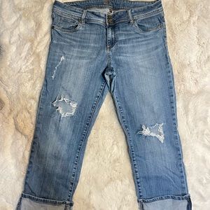 Kut from the Kloth distressed cropped jeans